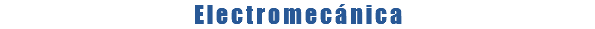 Electromecánica