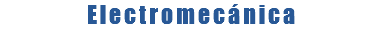 Electromecánica