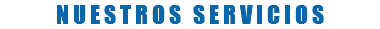 NUESTROS SERVICIOS